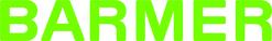 Gr&uuml;ne Schrift mit dem Wort "BARMER" vor wei&szlig;em Hintergrund.